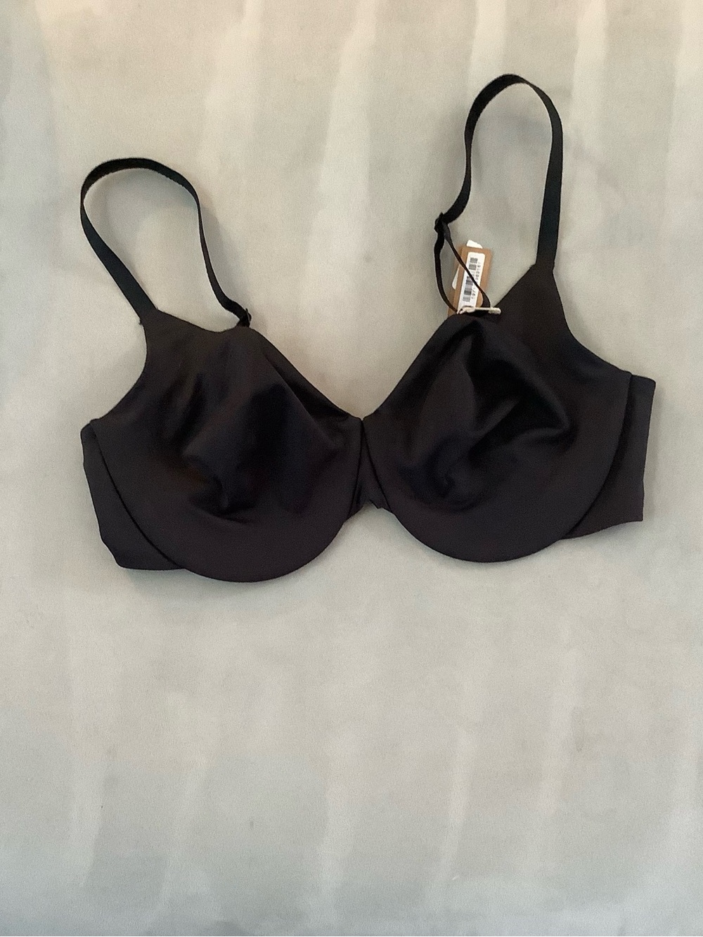 SKIMS Black Underwire Swim Bikini Top